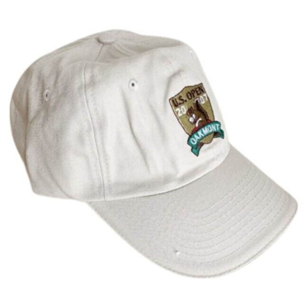 US Open Golf Hat NEW USGA Championship 2007 Oakmont Beige Cotton Logo - Picture 5 of 7